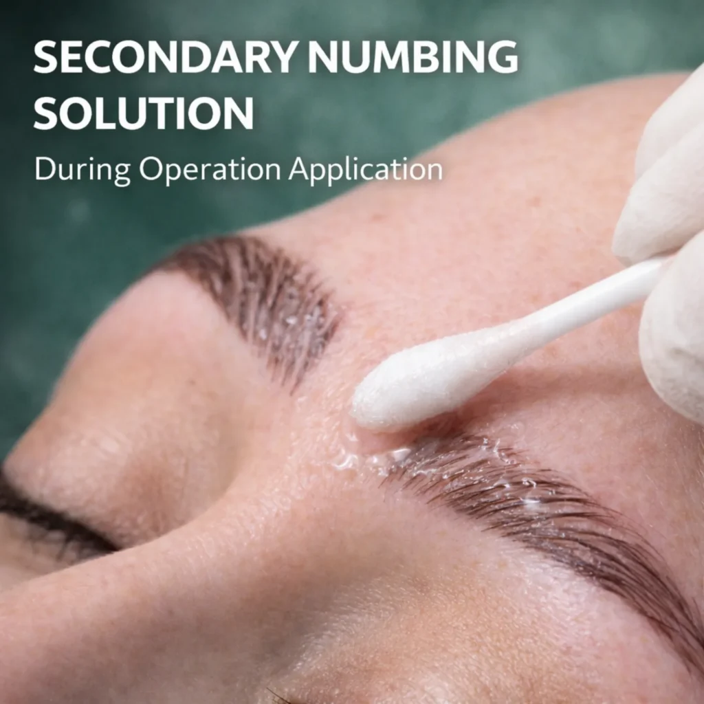 The British Brow Bar Secondary Numbing Solution – During Operation Professional Formula image 5