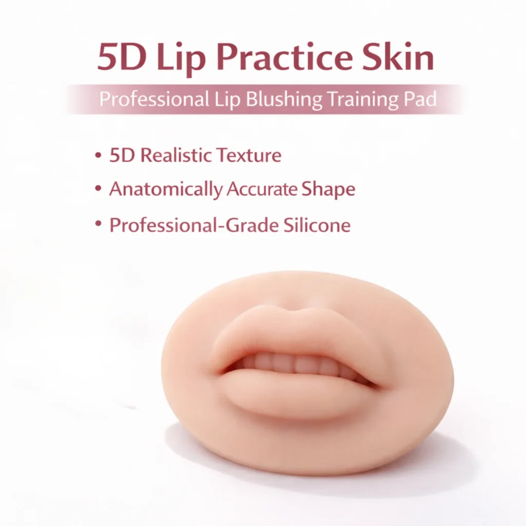 5D Lip Practice Skin – Professional Lip Blushing Training Pad image 1
