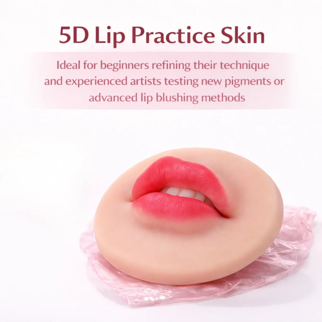 5D Lip Practice Skin – Professional Lip Blushing Training Pad image 2
