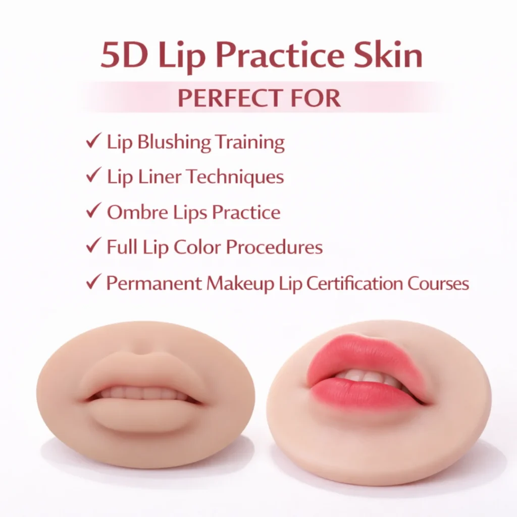 5D Lip Practice Skin – Professional Lip Blushing Training Pad image 3