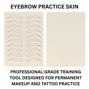 The British Brow Bar Eyebrow Practice Skin – Professional PMU Training Pad