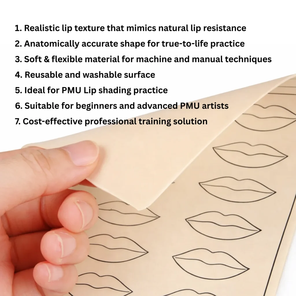 The British Brow Bar Lip Practice Skin – Professional PMU Lip Training Pad image 3