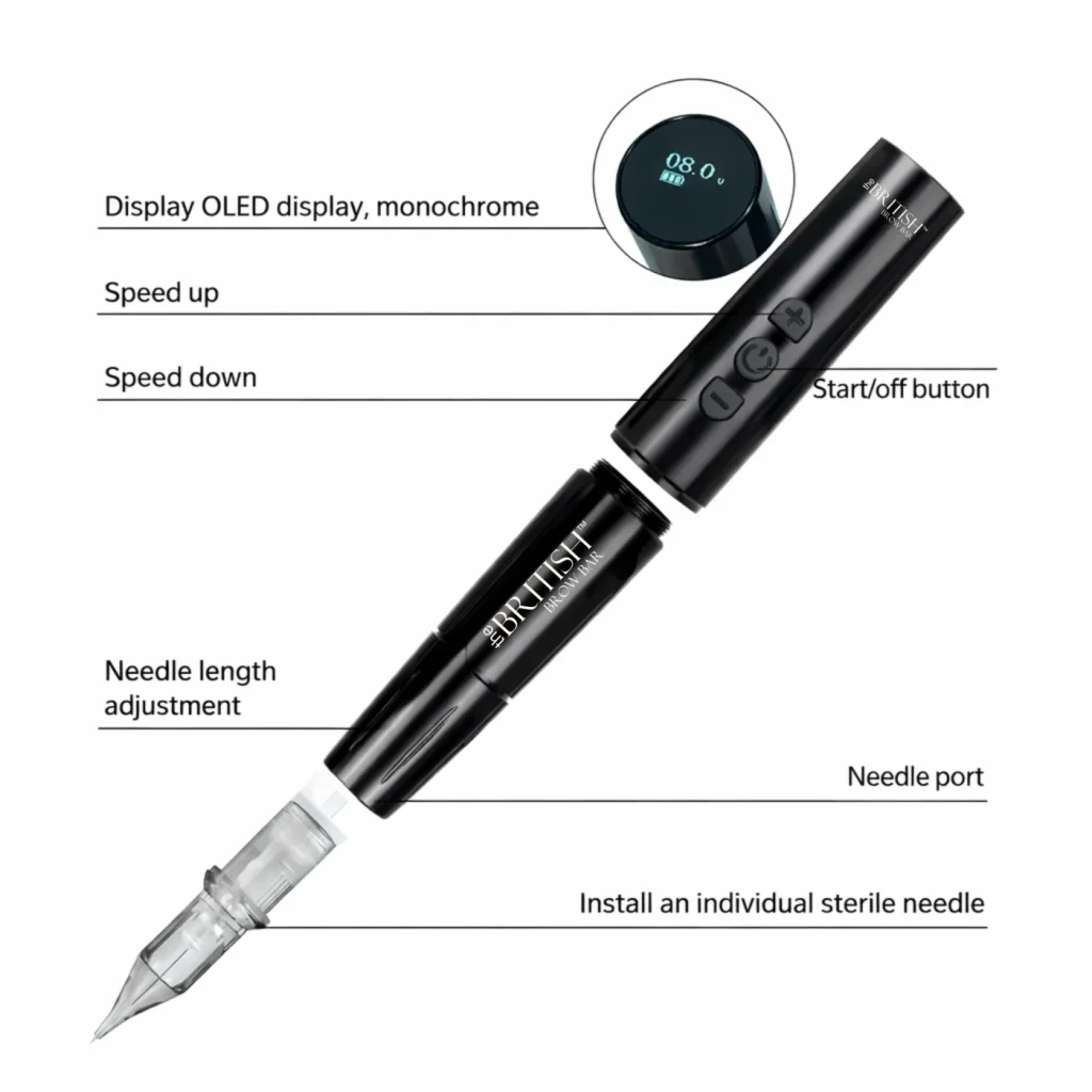 The British Brow Bar Wireless SPMU Machine – Professional PMU & Tattoo Pen image 3